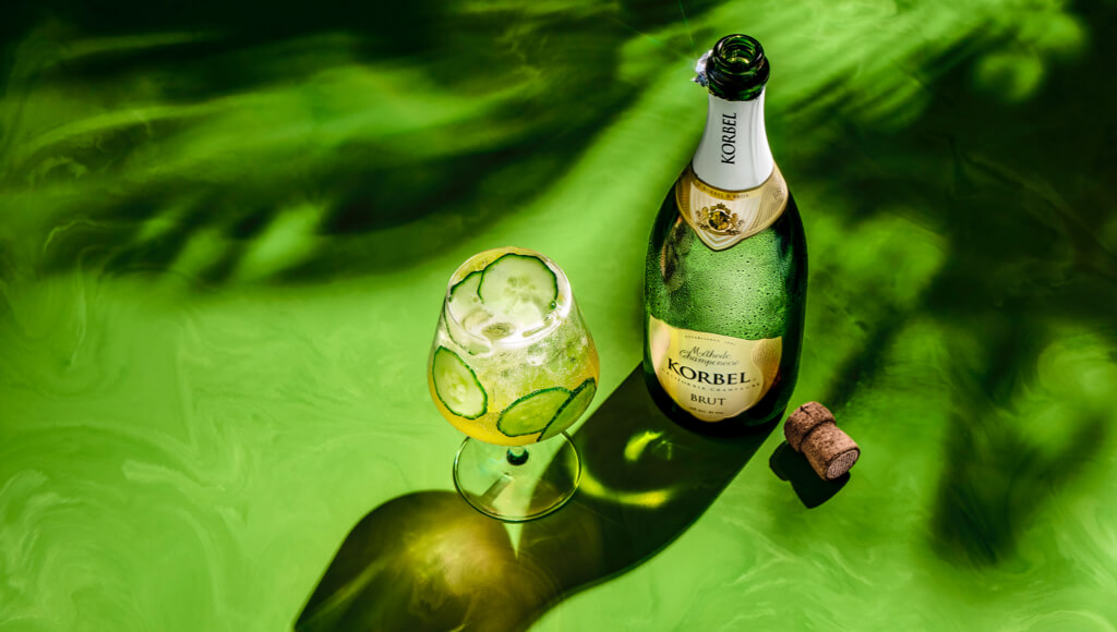 Korbel brut beauty shot